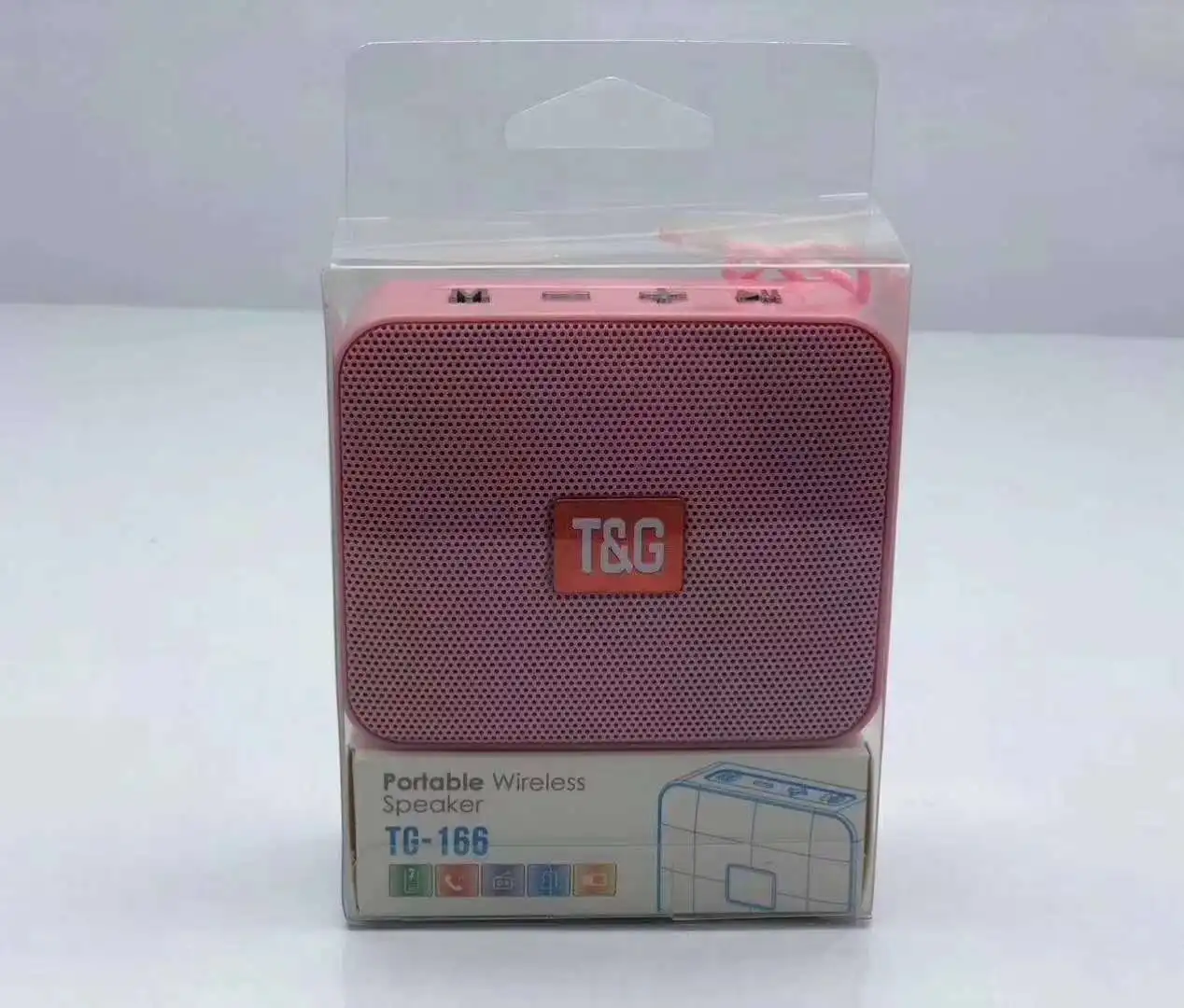 Original Tg Speaker Tg166 Fabric Bt Mini Speaker With String Portable ...