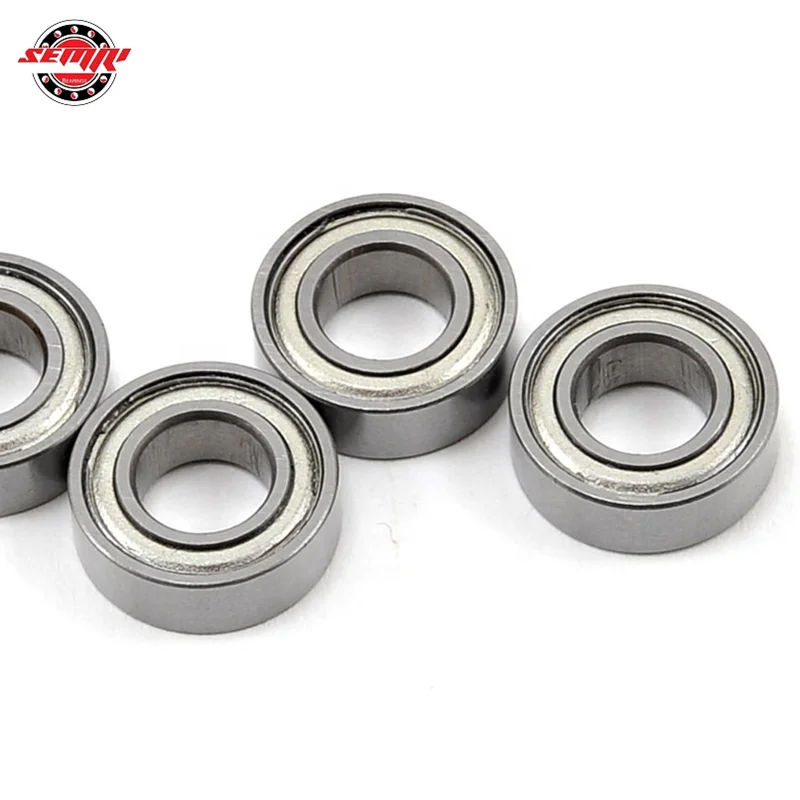 8 Rodamientos R6ZZ De Bolas - Medidas 3/8' X 7/8' X 9/32', Acero Cromado, Doble Blindaje, Precisión P6 (ABEC-3)
