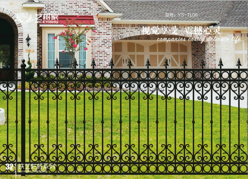 Unique Wrought Iron Fence Design Luxury Iron Fencing Designs Buy Chain Link Fence Antique Wrought Iron Fence Panels Wrought Iron Fence Panels Product On Alibaba Com