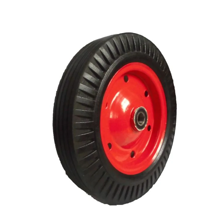 Wheel with Solid Rubber Tyre Ø400mm Rubber Wheels Rubber industrierad 