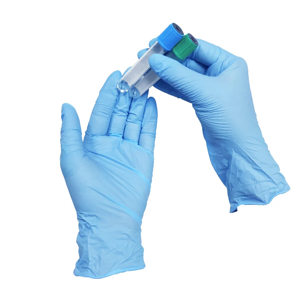 China manufacturer nitrile synthetic exam gloove non sterile glooves powder free