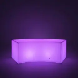 Изогнутые стулья для отдыха с подсветкой