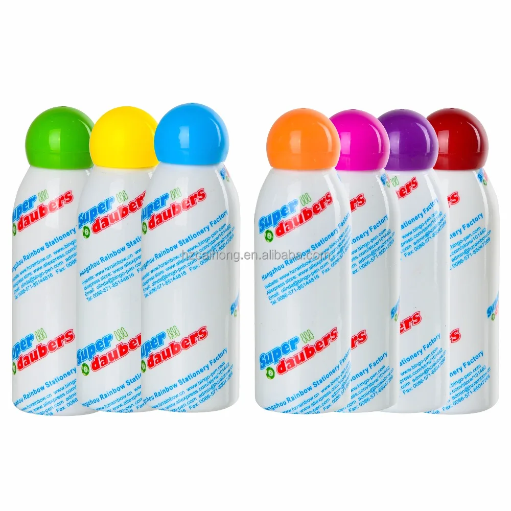 Бинго подушечка завод с высоким качеством постоянный бинго маркер 88 мл с 6 видов цветов для выбора CH-2821 удовлетворить EN71 standar8