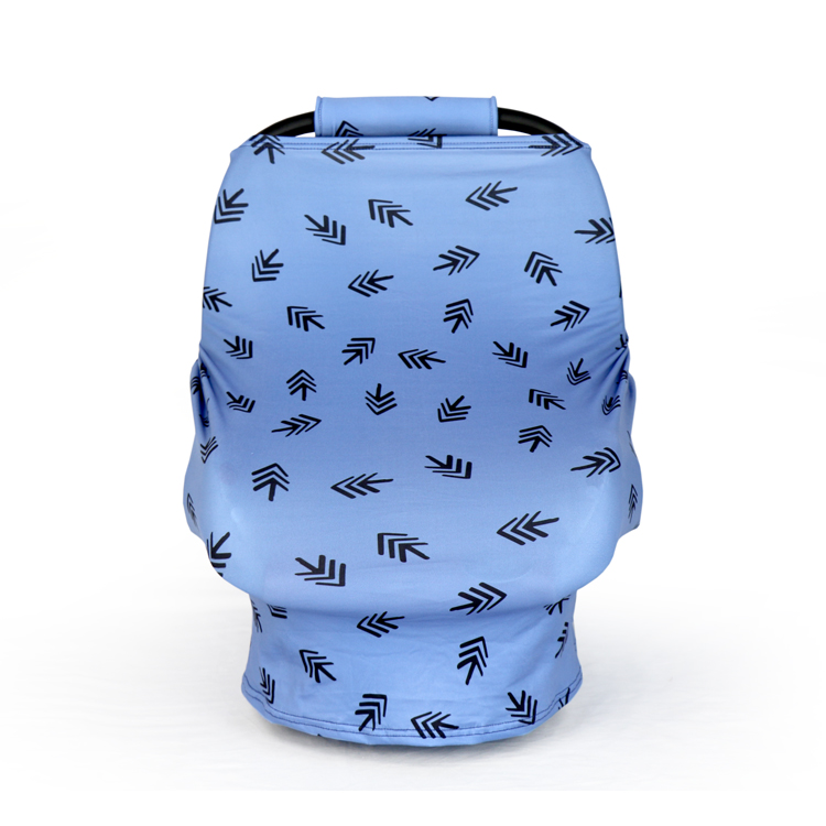 Универсальный навес на сиденье автомобиля с синими стрелками для мальчиков шарф грудного вскармливания бесконечный чехол