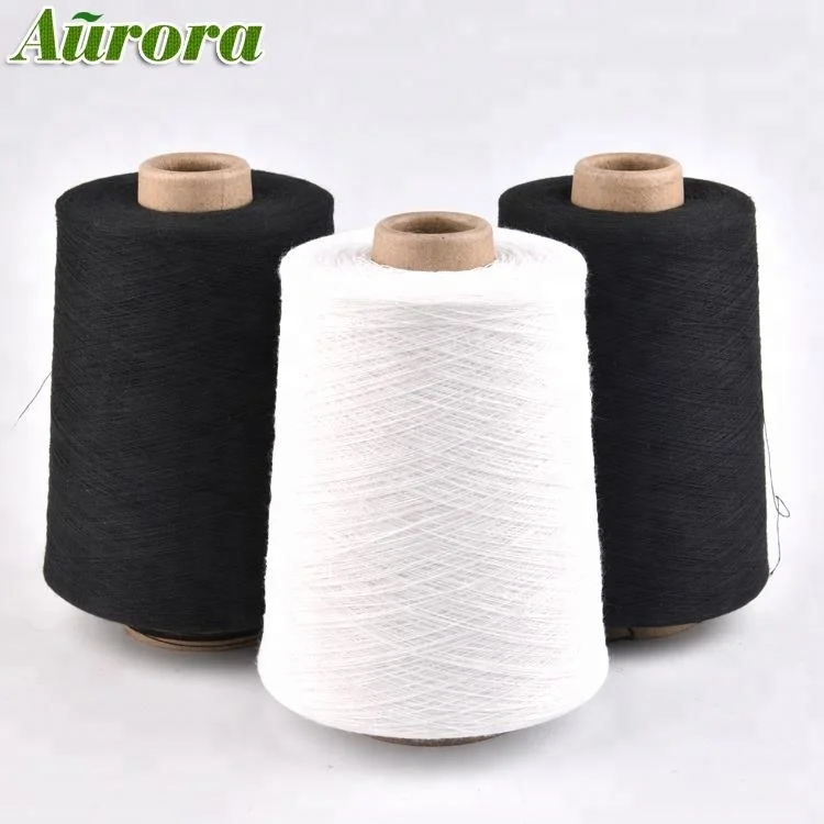 Sợi pha polyester 50/50 để đan dệt sợi tái chế với giá xuất xưởng