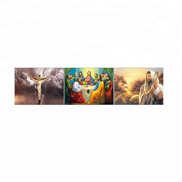 2018 3d Flip Picture of Virgin Mary with Baby 3 Pictures on One