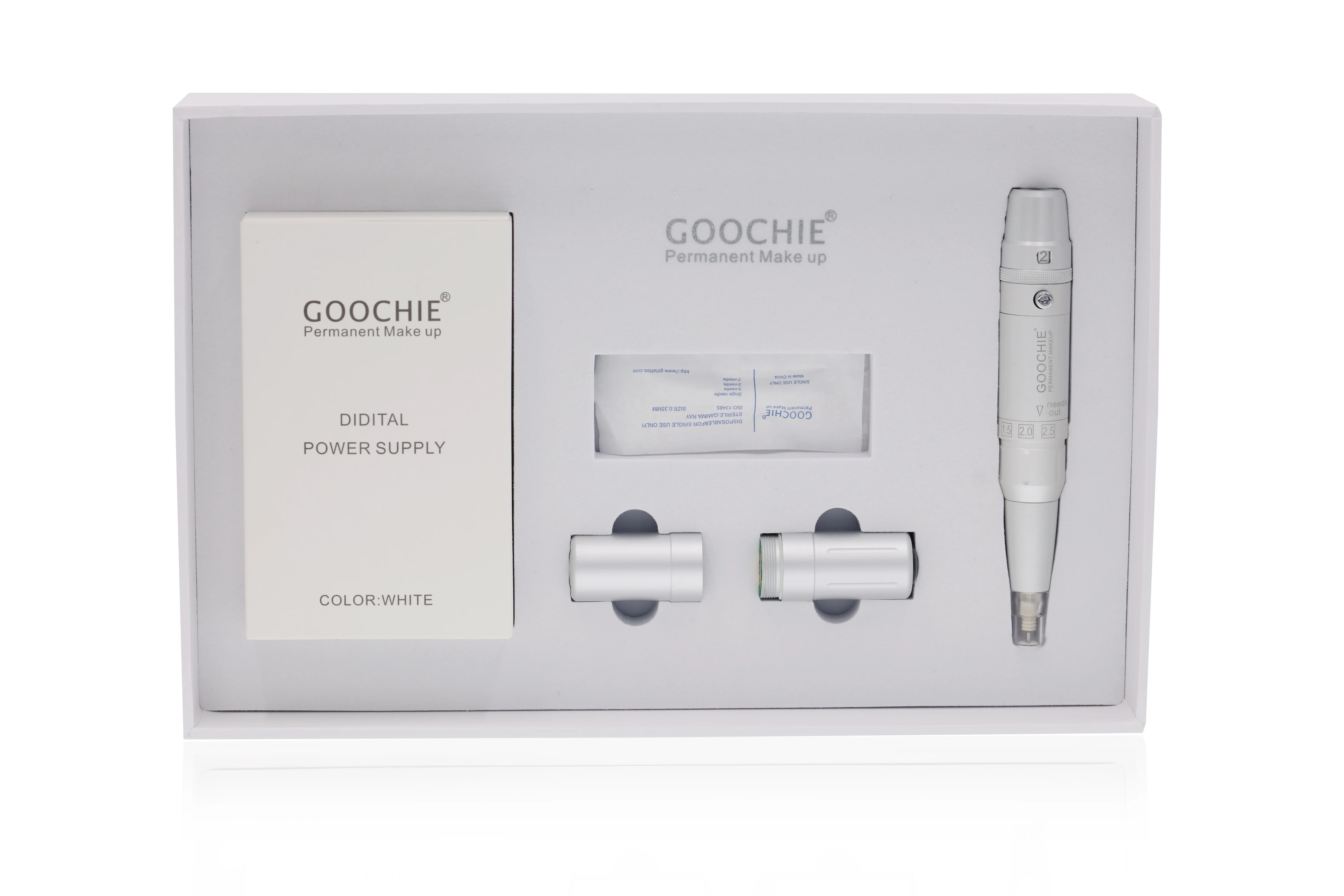 For Goochie Professional Wireless Rotary Tattoo Machine Pen 1pcs Battery Tattoo Gun with Cartridge Needles Permanent Feature