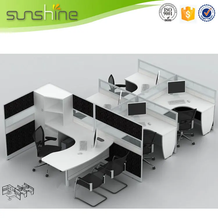 Office Workstation Used Office Partition Clear Glass Wall Office Partition Material