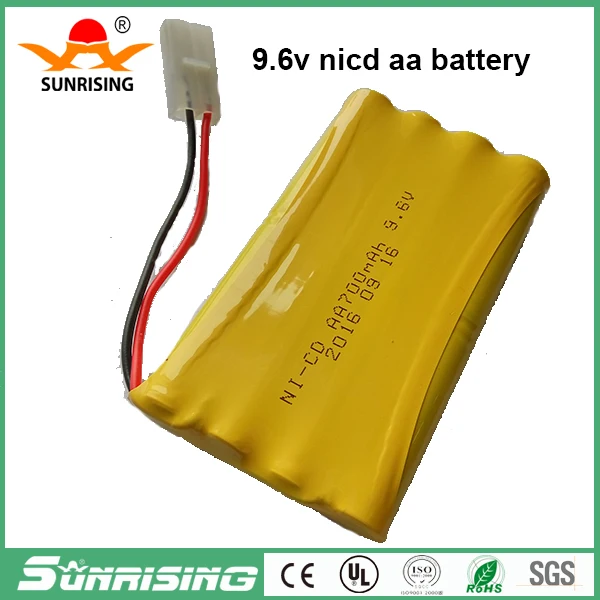 
 9,6 v ni cd аккумуляторная батарея ni-cd aa 700mah  