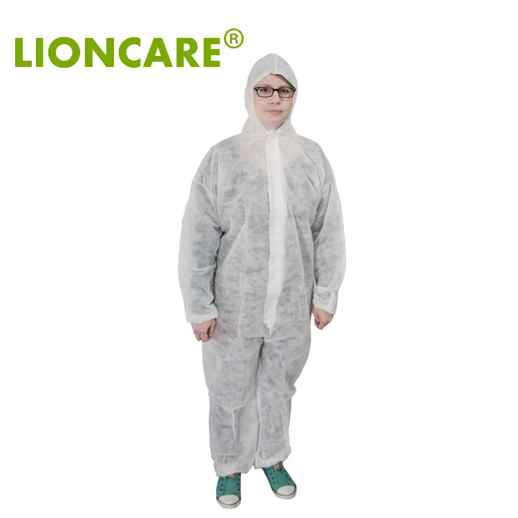 Disposable Nonwoven Coverall 40gsm
