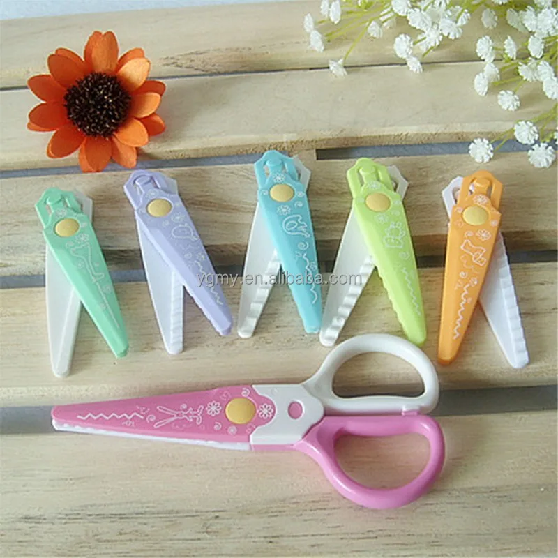 diy cute kawaii plastic scissors for