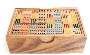 extract Hijsen omvatten Double 15 Color Dot Wood Domino Game - Buy Domino,Domino Game,Double 15  Color Dot Wood Domino Game Product on Alibaba.com