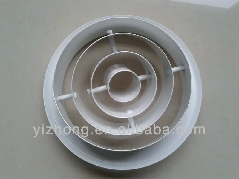 Hvac Air Diffuser Round Ceiling Air Conditioning Diffuser Ceiling ...