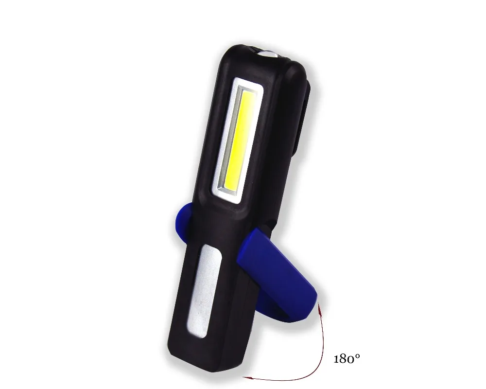 hot sale 3W COB Magnetic work light usb rechargeable COB  working  lamp led portable flood inspection lamp with power display