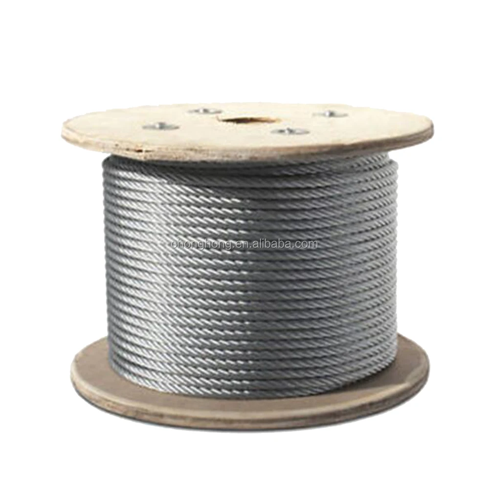 Câble métallique en acier inoxydable IWR 304 6X19 - Chine Câble