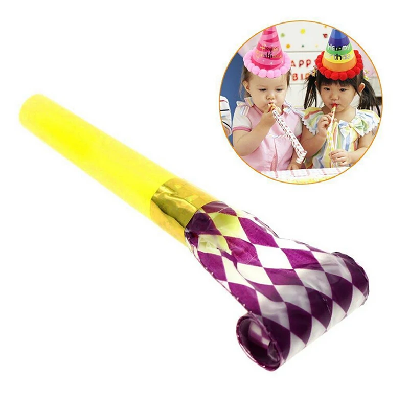 72 Pièces Multi-couleurs Blowouts Sifflet Enfants Fête D'anniversaire  Faveurs Enfants Adultes Multicolore Portable Décoration Sifflets Jouets  Drôles Fourniture Maison 