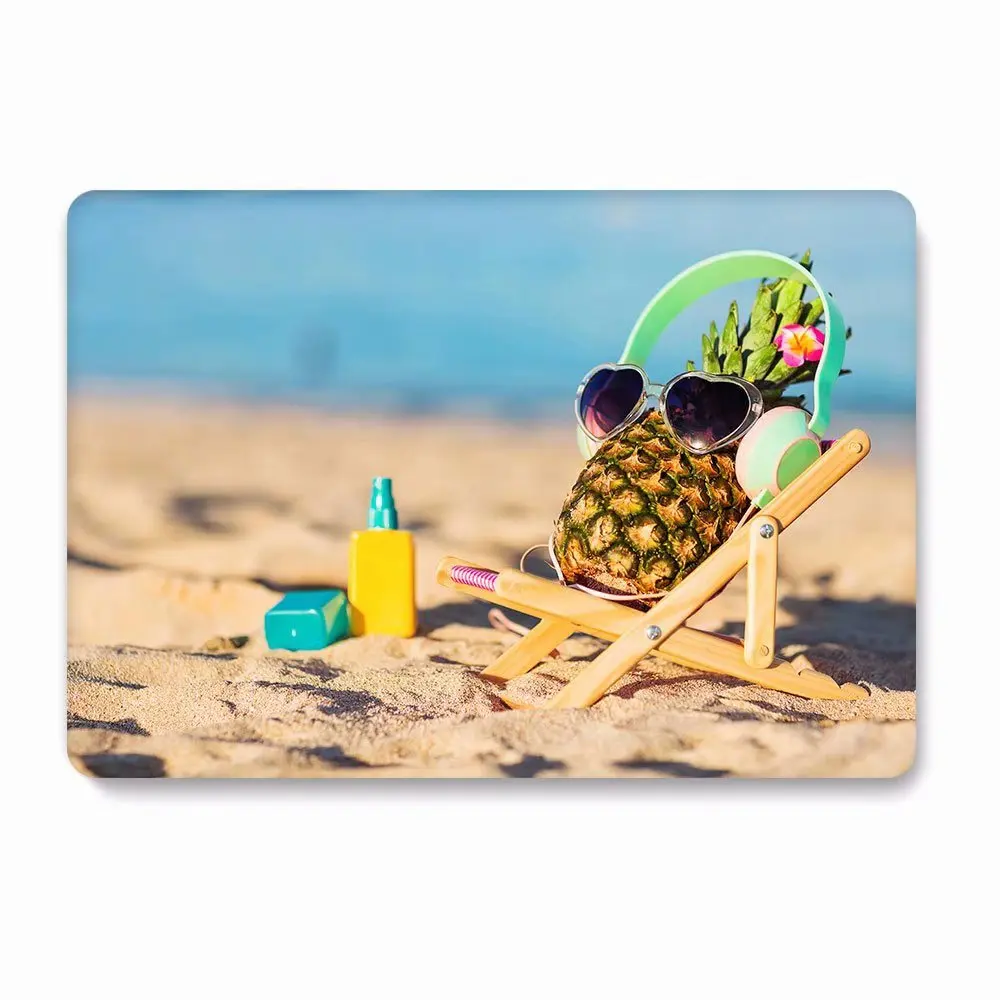 For Macbook Case Print Custom Fruit Design Cover Hard Plastic Case MOQ 1 PCS