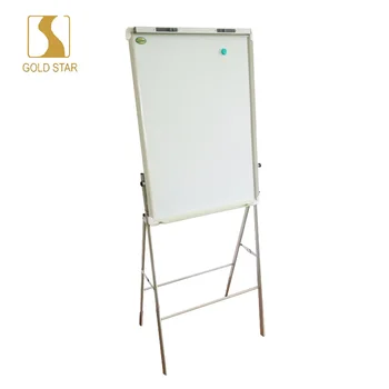 Height Adjustable Whiteboard Stand Movable Flip Chart Whiteboard With ...