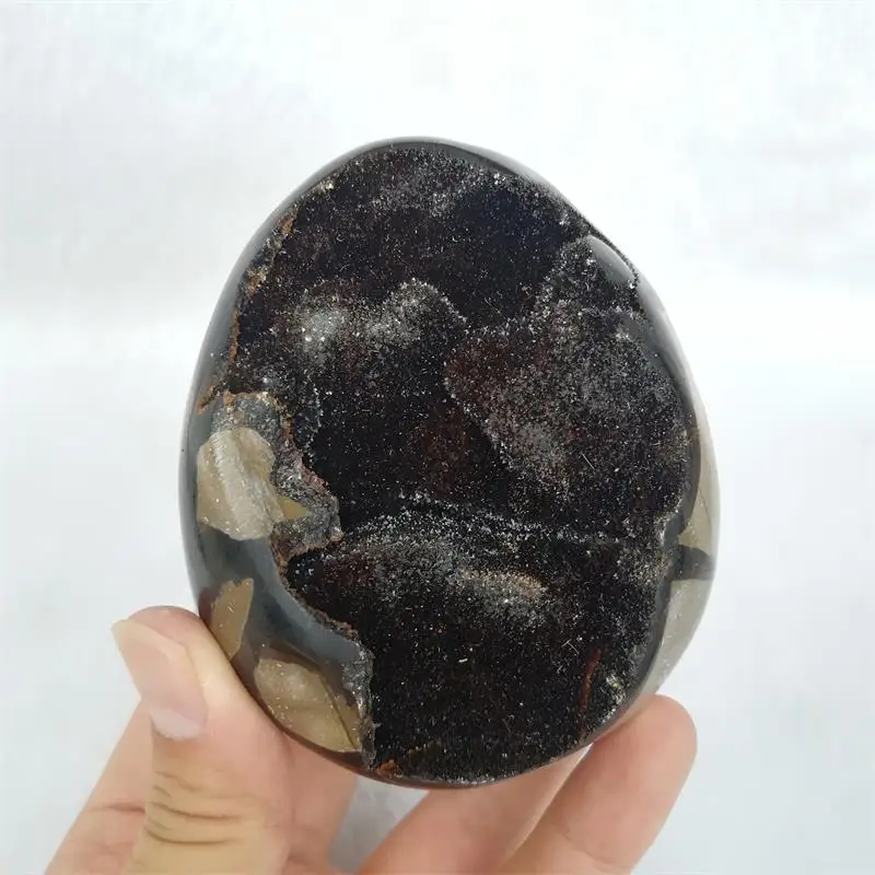 本水晶ドラゴン　径約11cm 辰 ヒーリングにも最適 天然ドラゴンセプタリアンクリスタルヒーリングエッグジオード