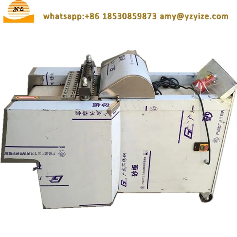 Замороженная машина для резки кубиков рыбы машина для резки кубиков курицы