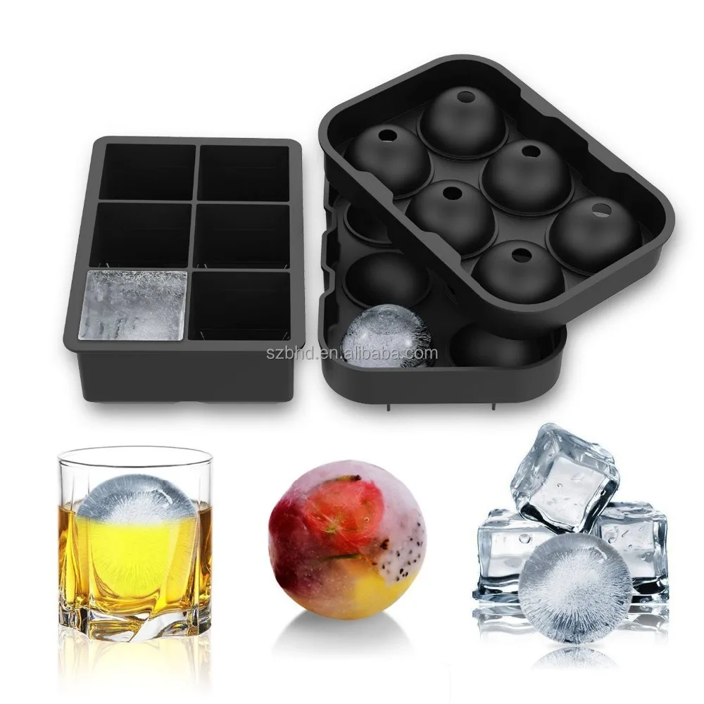 Wholesale BPA Free Cool Unique Silicone Ice Ball Mold Maker Fancy Ice Cube  Tray Moulds - China Ice Tray and Ice Maker price