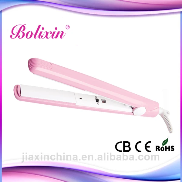 Mini plancha de pelo eléctrica profesional, alisador de cerámica rosa,  herramientas de estilismo con adaptador gratuito, cuatro colores,  220V|styling tools|mini hair straightenerstraightening iron - AliExpress