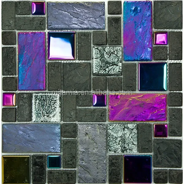 Iridescent Electroplating Resin Crystal Glass Mosaic Tiles Backsplash Buy Mosaic Tiles Backsplash Iridescent Resin Crystal Glass Mosaic Tiles Backsplash Electroplating Mosaic Tiles Backsplash Product On Alibaba Com