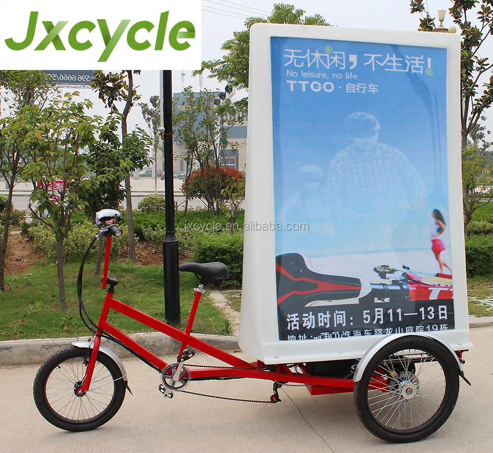 Outdoor Promo Bikes Advertise Tricycle