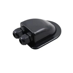 Black UV Resistance ABS Solar Panel Corner Side Mounting Bracket Kit for Caravan Yacht Boat RV