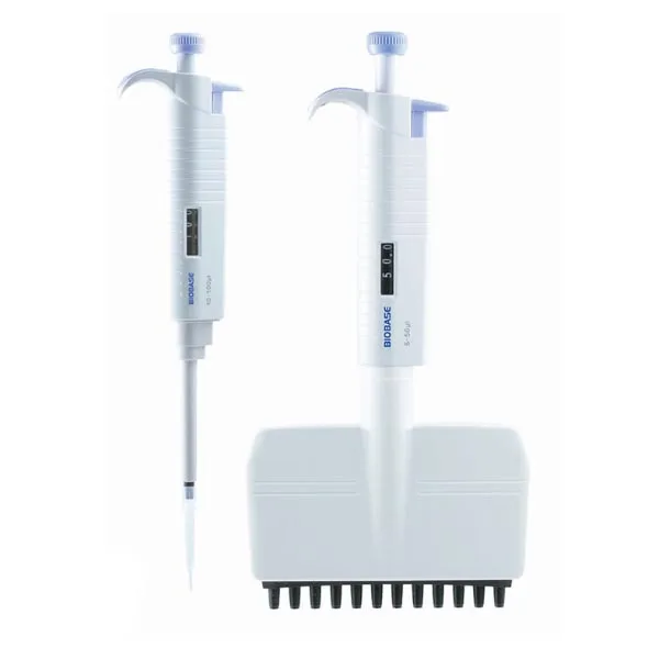 Biobase Multi-channel Pipette 0.5-10,5-10,50-300 Micro Liter 8-channel ...