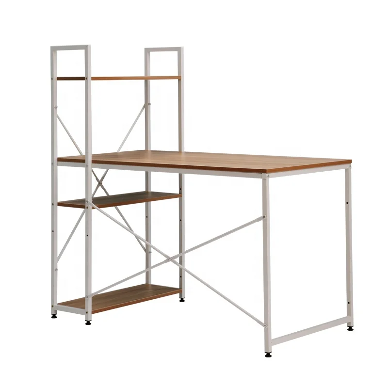 Современный офисный стол из МДФ с металлической рамой компьютерная рабочая станция офисная