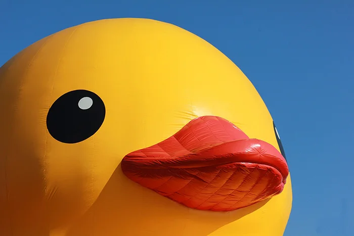 Giant Inflatable Yellow Duck