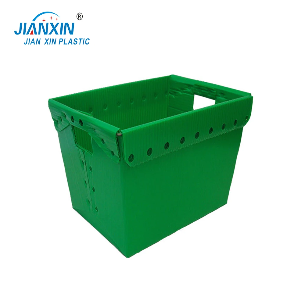 Multi Functional UV or Silk Screen Printing Custom Corrugated Plastic Box Totes/ Trays/containers