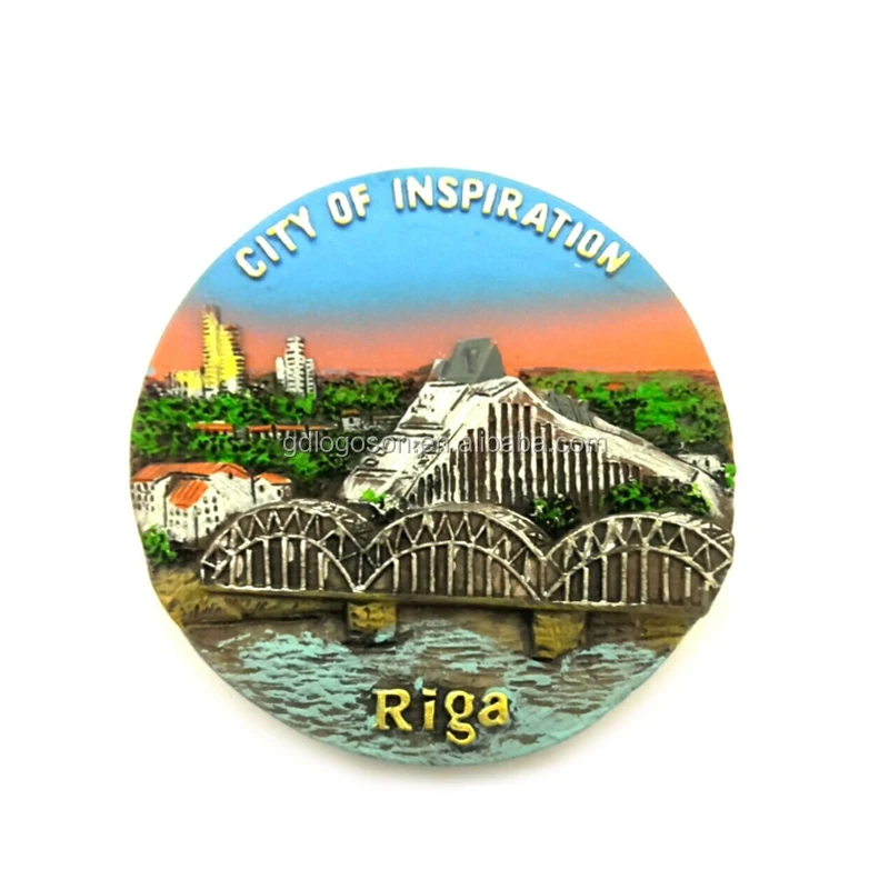 Custom Latvia Map 3D Fridge Magnets World Travel Souvenirs Refrigerator Magnetic Riga Souvenir Gifts