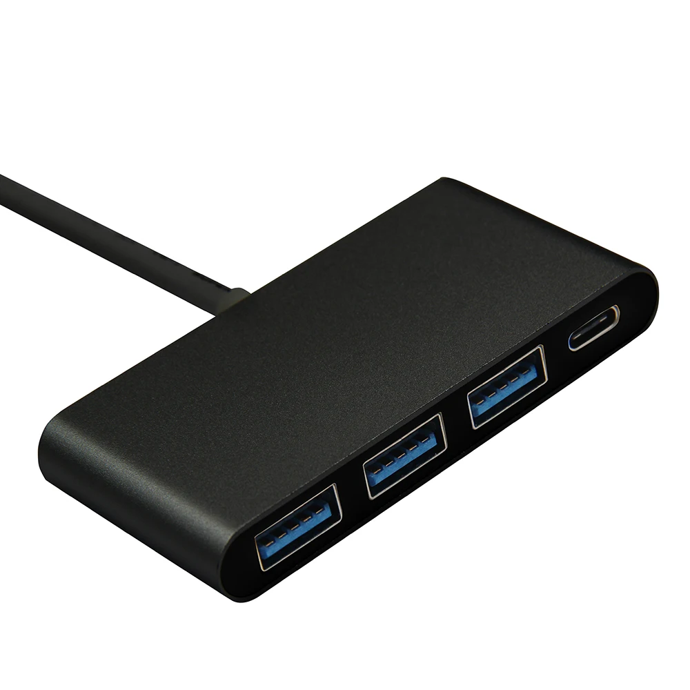 
Оптовая продажа Серебряный алюминий 3 порта Usb Hub 3,0 High Speed Usb Por концентратор Тип C зарядный хаб 