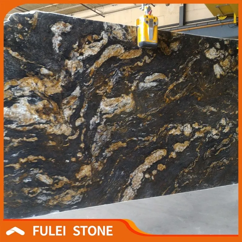 Black Fusion Granite  Kitchen & Countertops - Fulei Stone