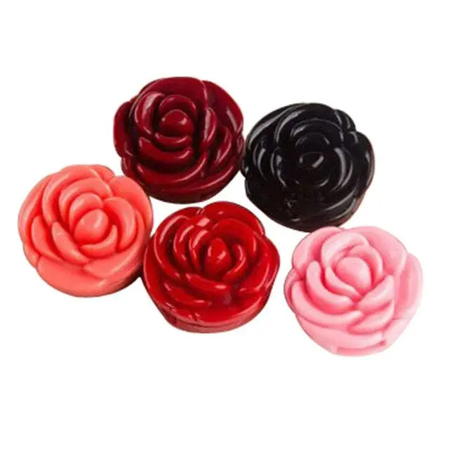 ユニークなデザインの空のバラの花の形をした口紅チューブリップバームケース Buy 口紅チューブ ローズ 花 Product On Alibaba Com