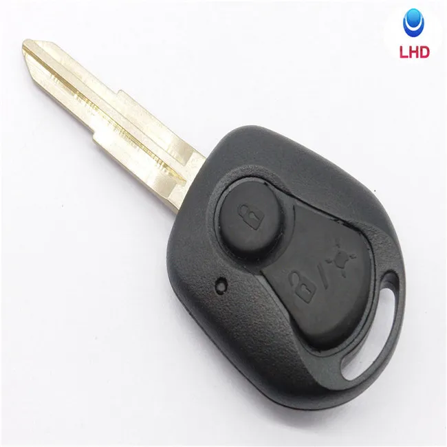 2 BUTTONS REMOTE KEY SHELL for SSANGYONG ACTYON KYRON REXTON UNCUT BLADE KEY FOB COVER CASE REPLACEMENT