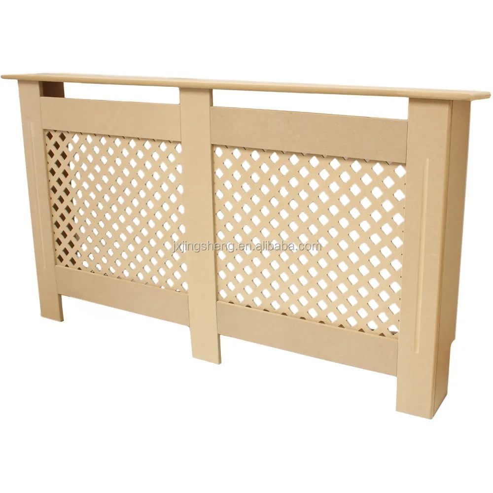 Unpainted MDF Radiator Cover Heater Home Radiator Cover