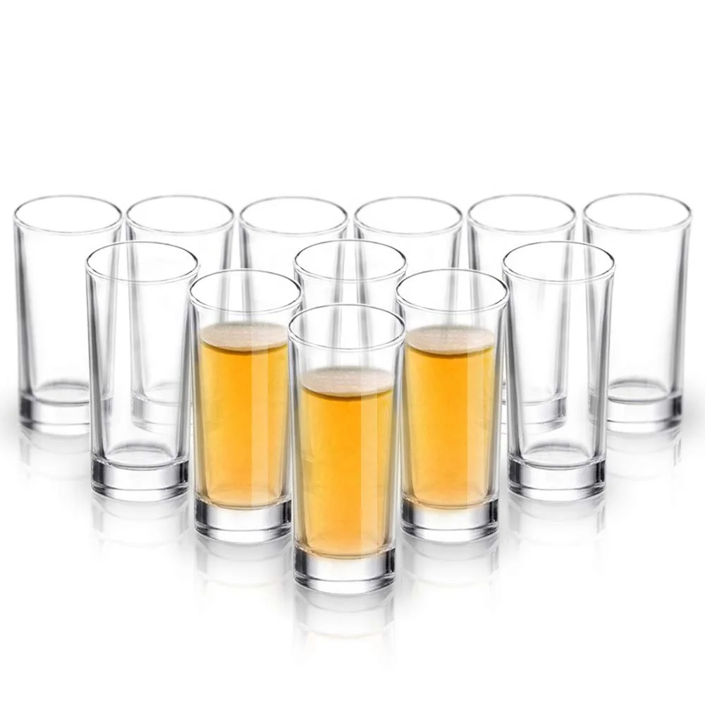 EcoNewLeaf Custom Logo 60ml 2 oz Plastic Shot Glass Wholesale Tequila Glass with Eco-Friendly Design