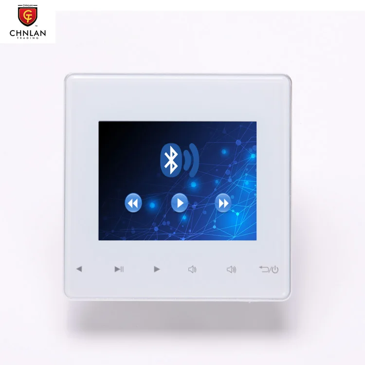CHNLAN CH1861 Wireless Remote Control Intelligent Home BT Background Music BlE Wall Amplifier 2x25w 86mm