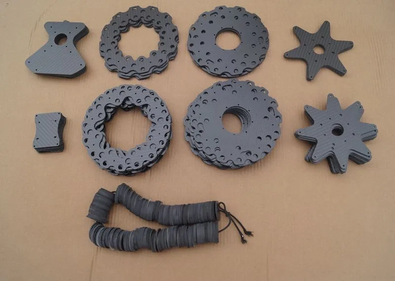 CNC Cut RC FPV Uav and Drone Carbon Frame/parts - 3k Carbon Fiber Sheet