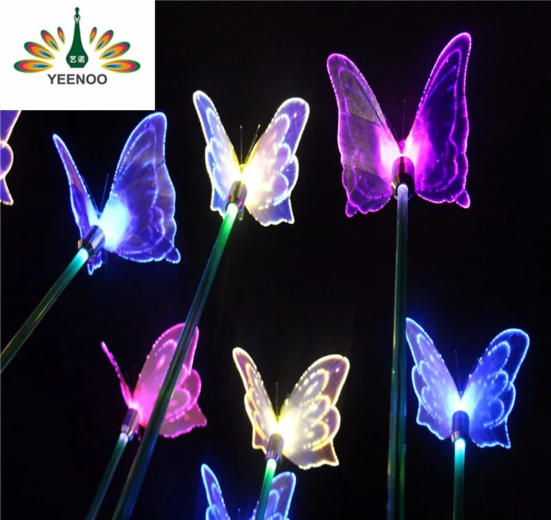 Multi-color  led butterfly holiday outdoor decorative light