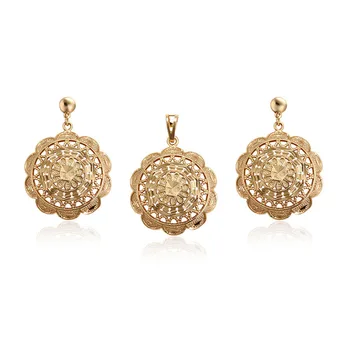 64869 Xuping Jewellery Set Gold Dubai Cheap Jewellery Designs for women