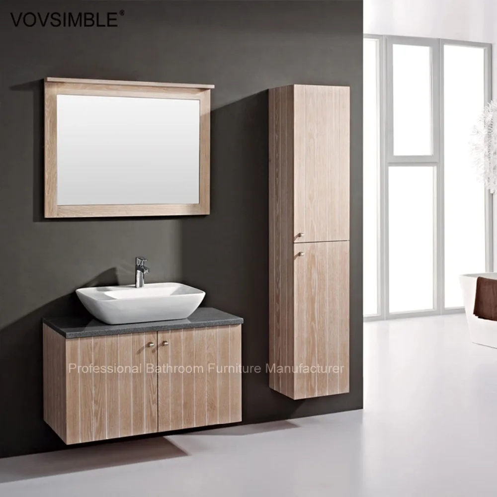 Spanish And Netherlands Hot Sale Solid Wood Bathroom Vanity