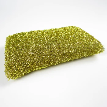 Gold Silver Color Cleaning Cloth for Sponge Scourer Scrubber Material -  China Cleaning Cloth and Sponge Cloth price
