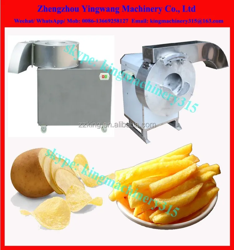 Manual Industrial Electric Cassava Crisp Carrot Slicer Fries Cutting Sweet  Potato Chips French Fry Cutter Machine For Sale