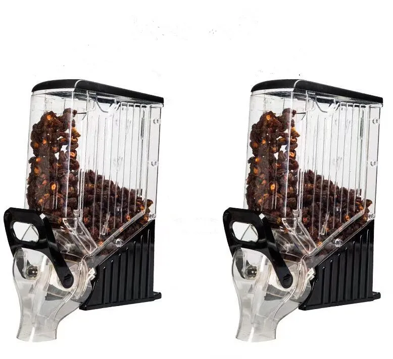 13 Liter Gravity Bin Snack Candy Dispenser Dry Food Dispenser for Distributors