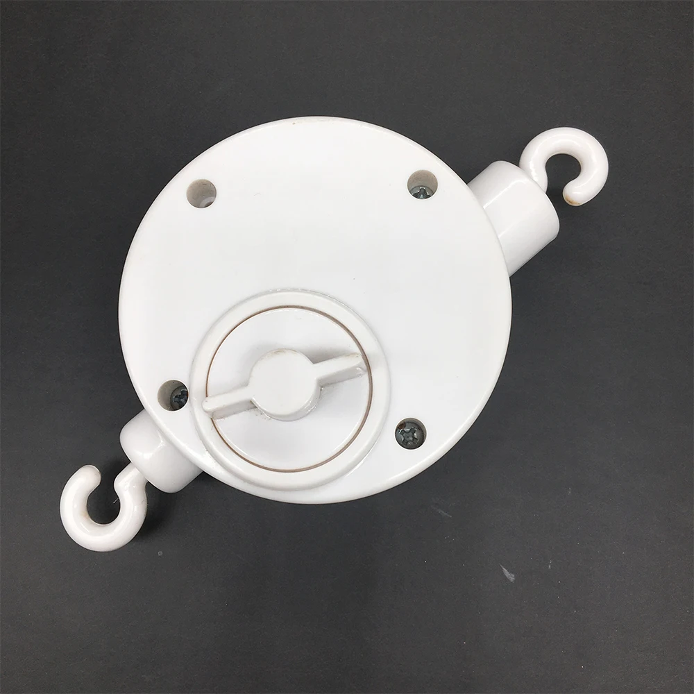 Пластиковый мобиль для детской кроватки, игрушка-колокольчик с двойным держателем