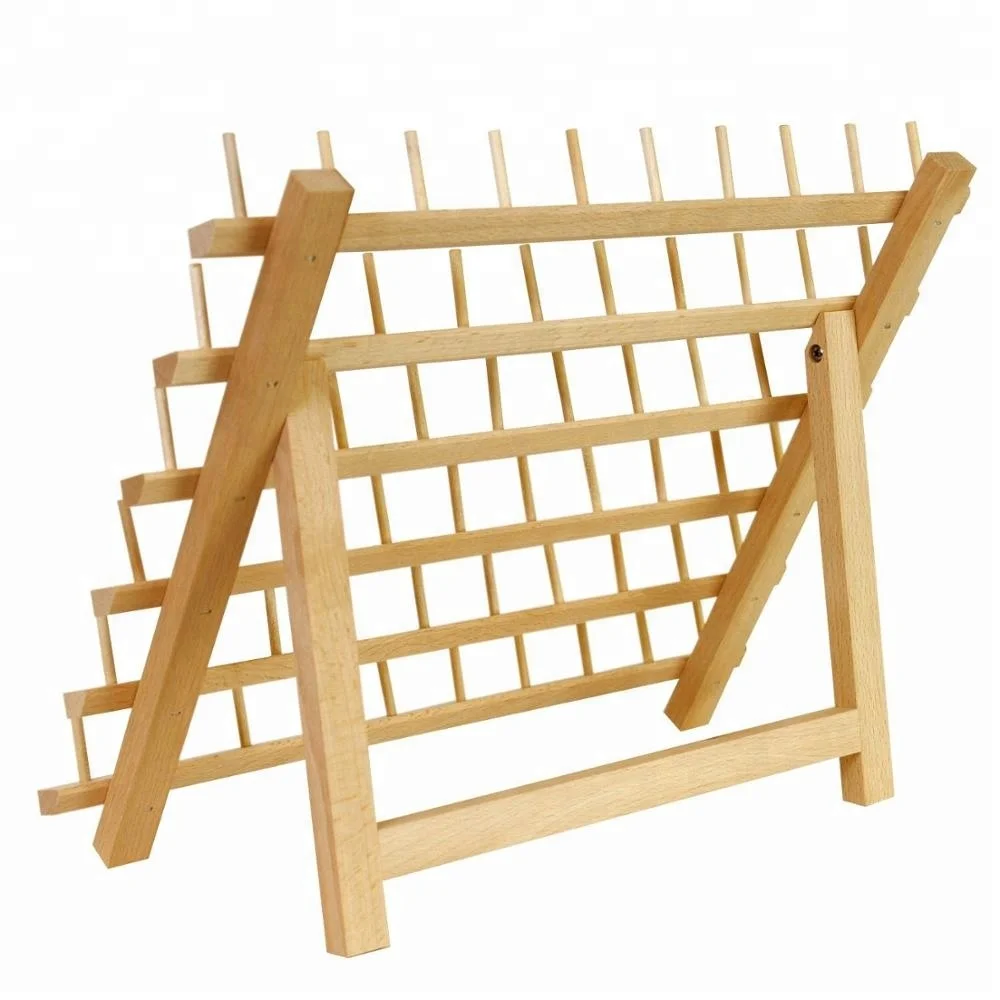 embroidery wooden thread racks